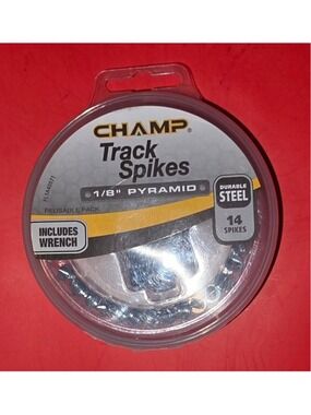 CHAMP Steel Pyramid Replacement Track Spikes - 3/16” (14 ct)